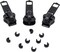 Zipper Repair Kit - #5 Molded Auto Lock Sliders - 3 Universal Sliders and Stops Included - Made in The United States